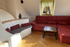 Wohnzimmer - Kachelofen