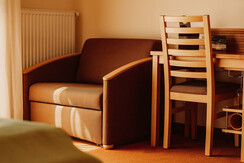 Kollerhof am Eichberg Genusszimmer Sitzgelegenheit