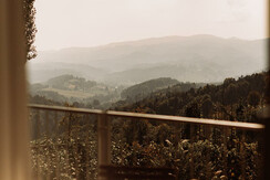 Kollerhof am Eichberg Familienzimmer Ausblick