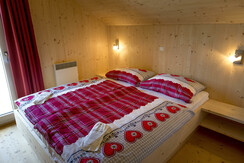 Both rooms feature a breathtaking view of the mountains and the ski slopes!