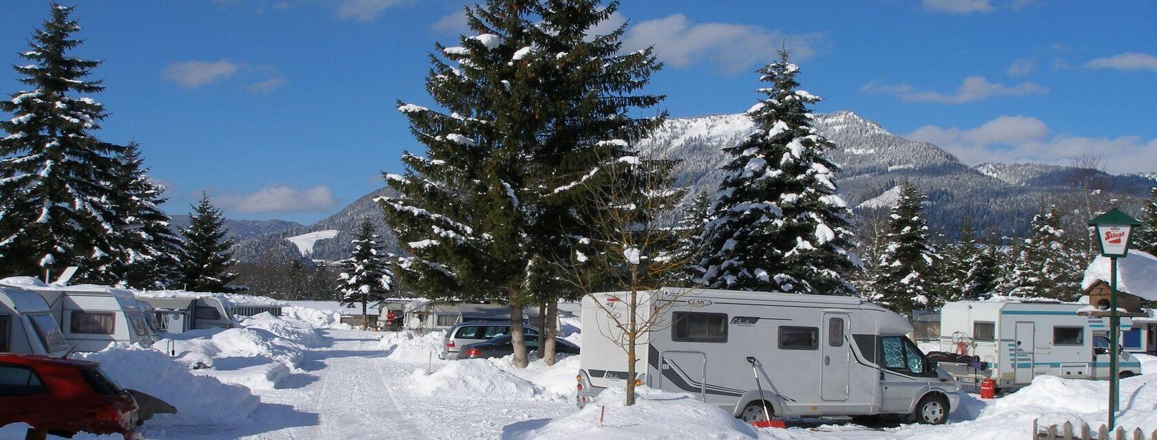 Camping Grimmingsicht, Bad Mitterndorf, Winter