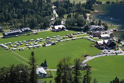 Camping Gößl, Grundlsee, Luftaufnahme