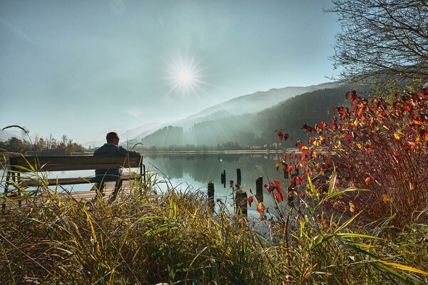 Blick auf den Badesee Gaishorn | © Thomas Sattler