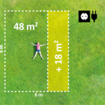 Bild von FORMEL 1 / 4 Nächte - Stellplatz PREMIUM, 48 m² | © Camping Schitterhof