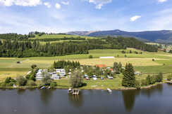 Luftbild Camping am Badesee