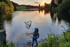 Fischerjunge Camping am Badesee
