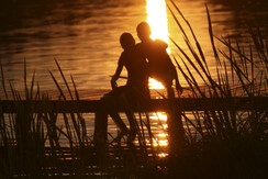 Abendstimmung(c)CampingamBadesee