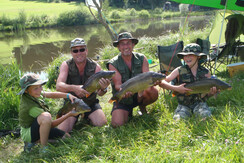 Fischen Camping am Badese