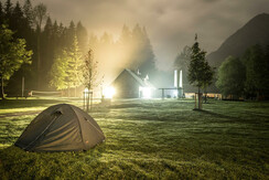 Camping site within the National Parc Gesäuse
