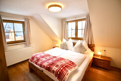 Chalet Mama, Schlafzimmer, Doppelbett