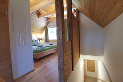 Chalet Tauplitz, Top 3, Blick zum Schlafzimmer
