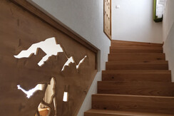 Chalet Tauplitz, Top 1, Stiege in den 1. Stock
