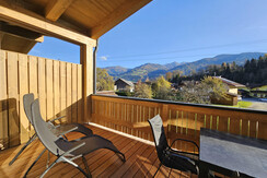 Balcony with a view of the Hauser Kaibling