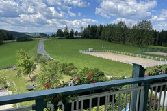 Aussicht vom Balkon