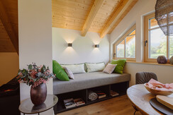 Gemütliches Daybed mit Blick auf die Ausseer Bergwelt