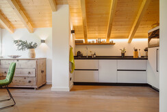 Wohnküche mit exklusiven Küchengeräten