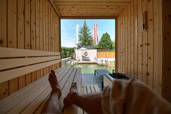 Bio-Zirbensauna im Saunahaus