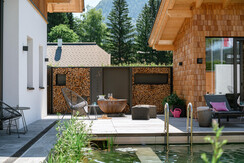 Grillplatz mit Feuerschale