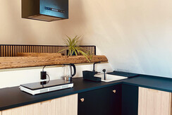 Küche im Studio Apartment HimmelReich oben rechts