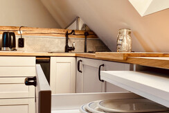 Küchenaustattung Sonnenschein Studio Apartment ob