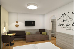 Neue Zimmer mit Sitzecke