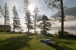 Elfenhaus, Grundlsee, Morgenstimmung