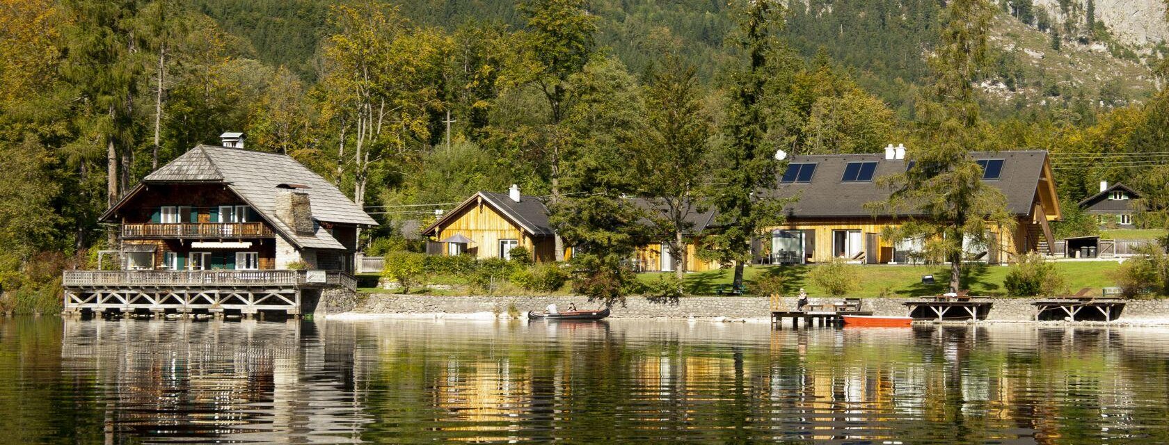 Seeappartements Elfenhaus, Ansicht vom See