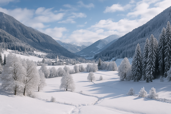 Winterlandschaft: mit KI erstellt | © Tourismusverband Murau