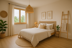 Schlafzimmer: mit KI erstellt