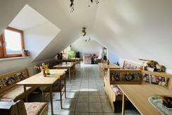 Frühstücksraum im Gästehaus Dao