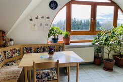 Frühstücksraum im Gästehaus Dao