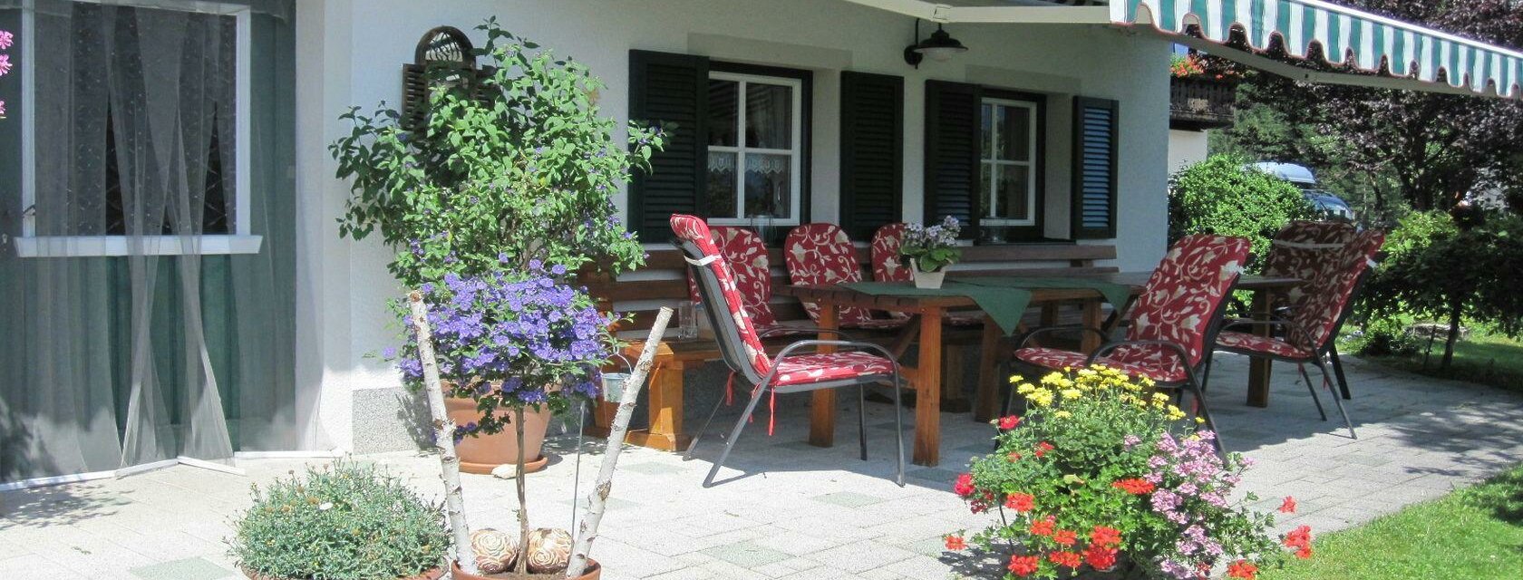 Familie Hinterschweiger, Bad Mitterndorf, Terrasse