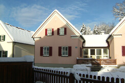 Ferienhaus im Winter