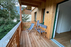 Vacation apartment Susi, Bad Aussee, balcony