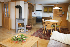 Ferienhaus Kalss, Ferienwohnung, Wohnraum,  Küche