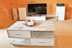 Ferienhaus Possath Fernseher Zimmer