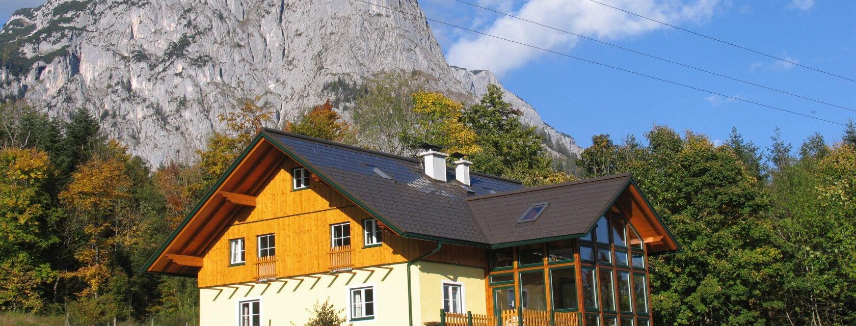 Ferienhaus Rösslern, Haus mit Backenstein