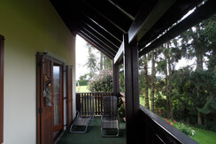 Balkon mit herrlicher Aussicht