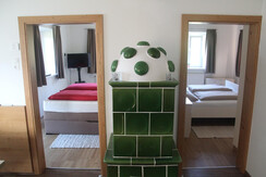 Wohnzimmer Blick Schlafzimmer