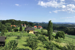 Blick vom Balkon im Weinlandblick