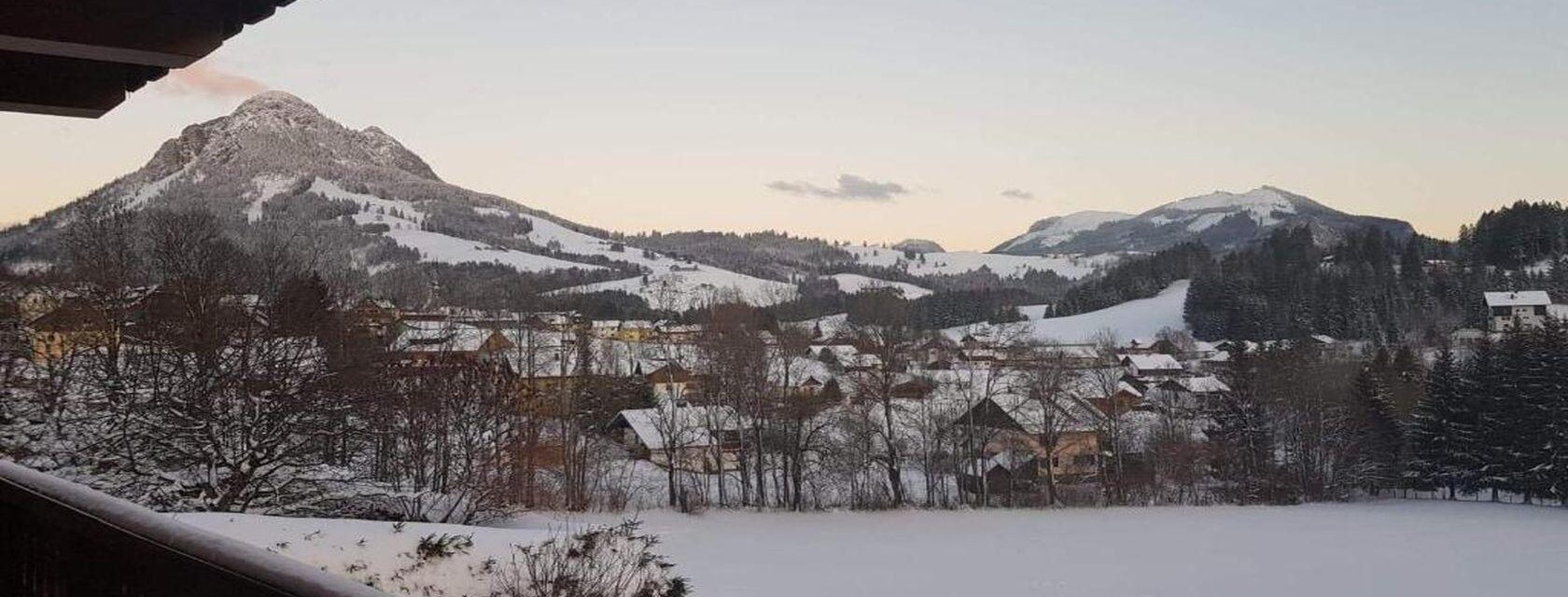 Ferienwohnung Arina, Tauplitz, Blick vom Balkon