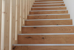 Treppenaufgang zum Schlafraum