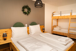 First bedroom with bunk bed