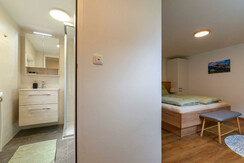 FW Pucher Werner ground floor, Altaussee, view to the bath 
