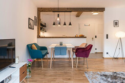 Ferienwohnung Seeblick, Grundlsee, Wohnraum