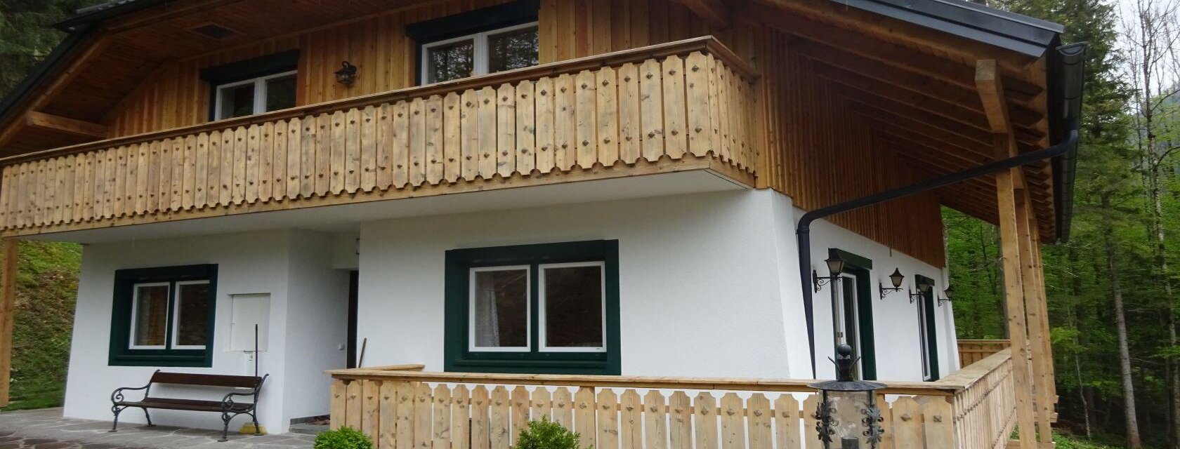 Ferienwohnung Veronika, Grundlsee, Hausansicht