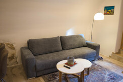 Wohnzimmer in der Wohnung D