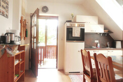 Sehr gut ausgestattete Küche