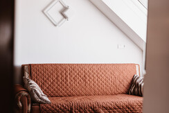 Wohnbereich mit Ausziehsofa