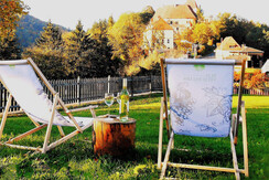 Genießen Sie die schönen Ausblicke im Garten